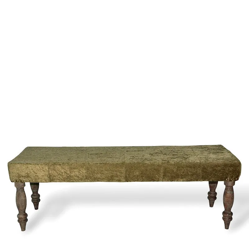 Bavon Sheesham Wooden Bench - Green media 3