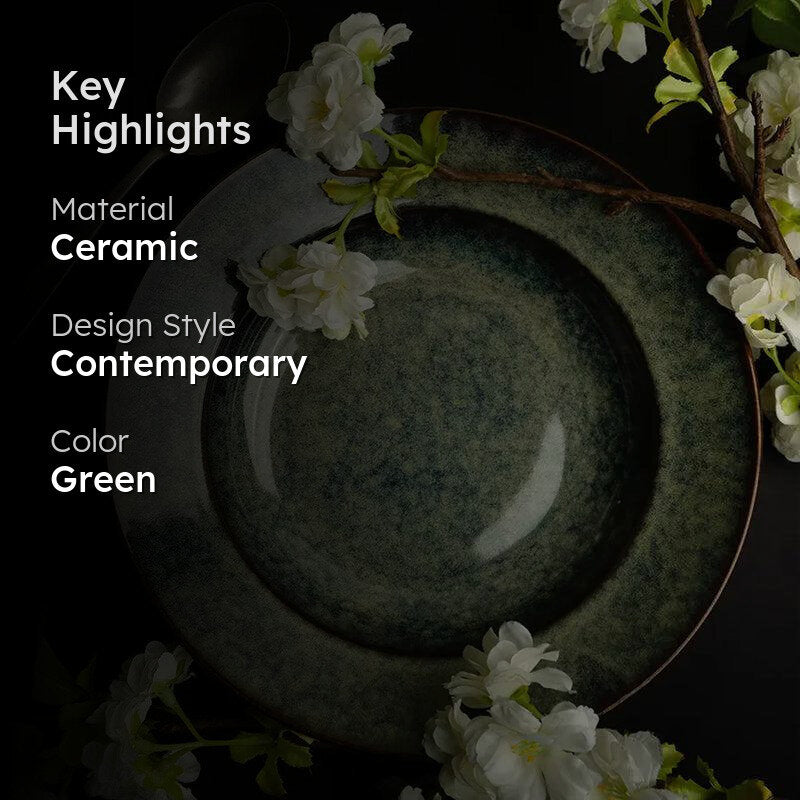Elmina Glam Handmade Ceramic Platter media 2