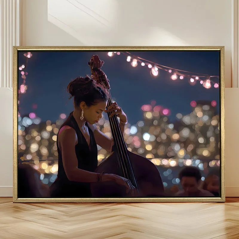 Sonorous Canvas Wall Painting With Frame media 4