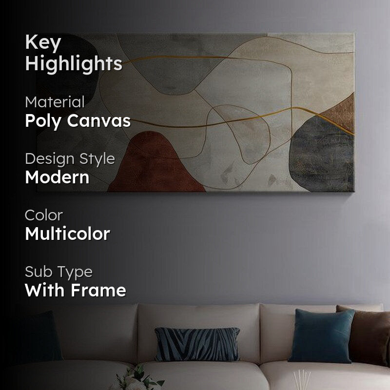 Minimalist Geometric Poly Canvas Wall Painting media 2