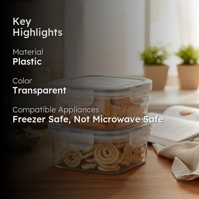 SnapSeal Airtight Tiffin (600 mL) - Set Of Two media 2