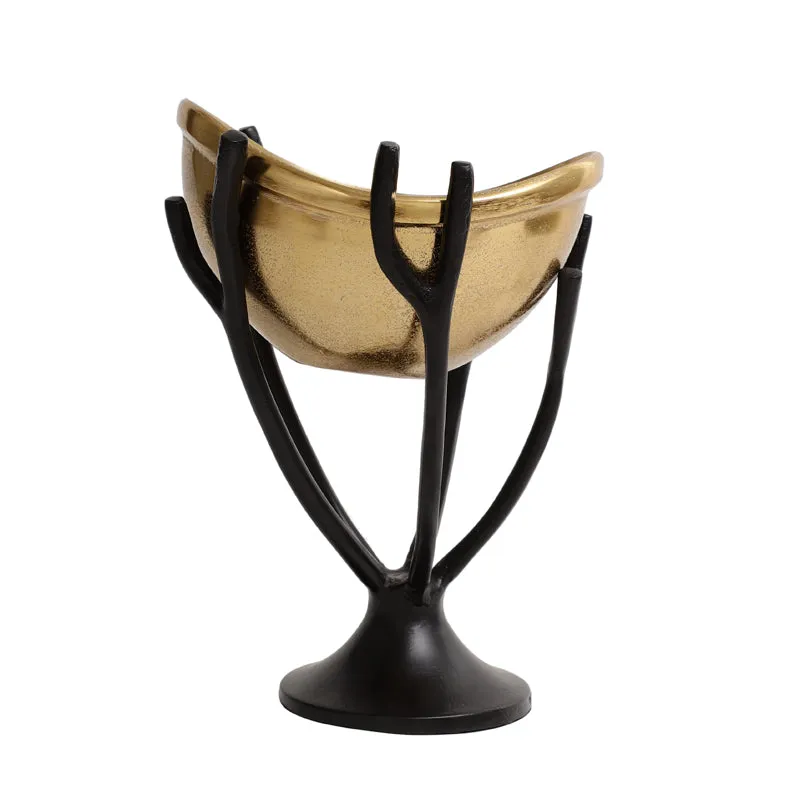 Vine Nest Accent Bowl - Gold media 4