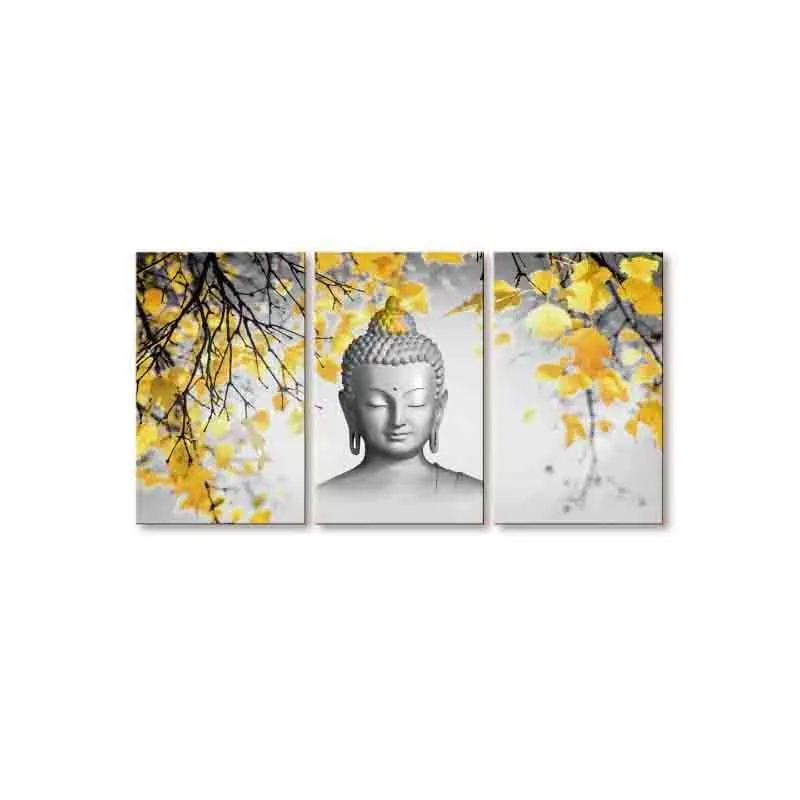 Tranquility Poly Canvas Wall Art - Three Piece Set media 4