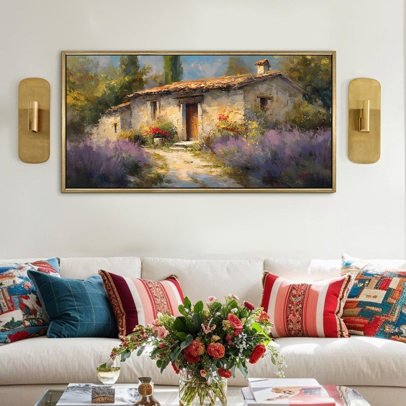 Vintage European Courtyard Wall Art