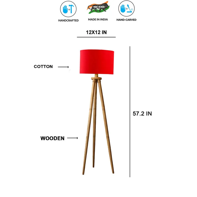 Cotin I Tripod Floor Lamp - Red media 6