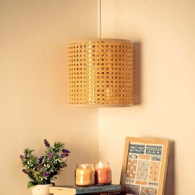 Woven Radiance Cylindrical Ceiling Lamp media 3
