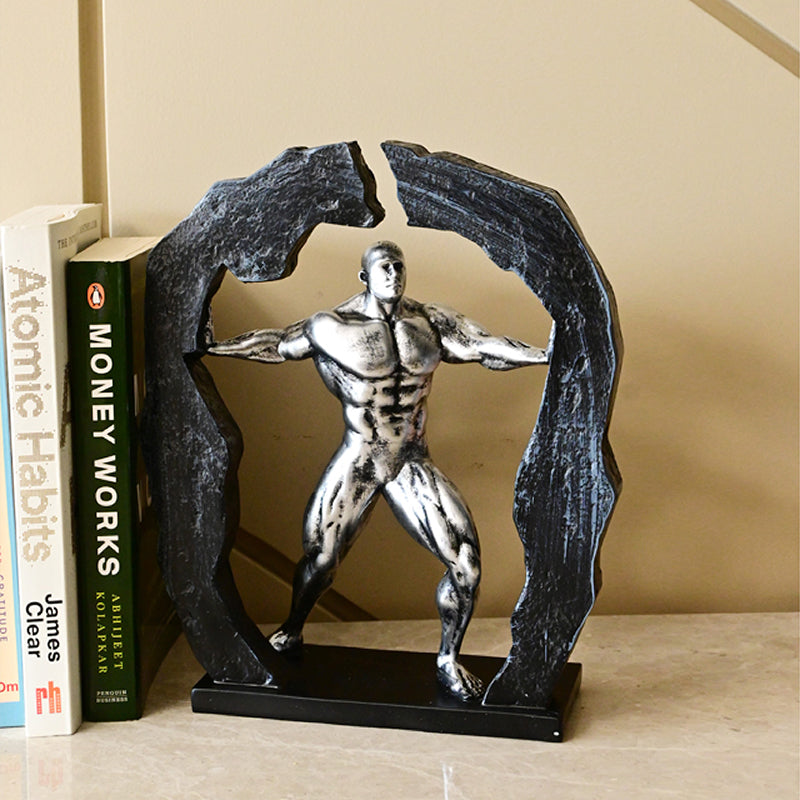 Heracles Resin Showpiece - Silver media 5
