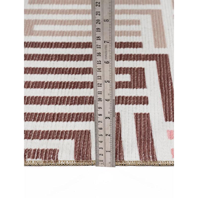 Rusalina Lino Carpet - Peach & Black media 8