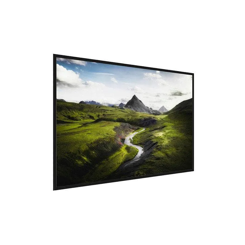 Highlands, Iceland Canvas Wall Painting - Black Frame media 3