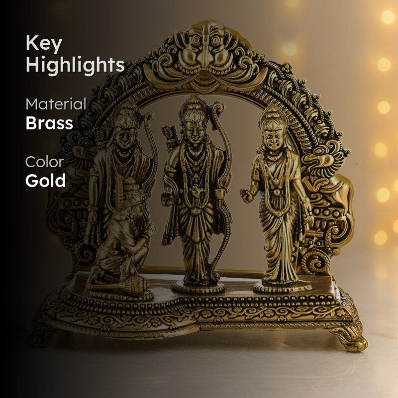Divine Ramarajya Brass Idol image 2