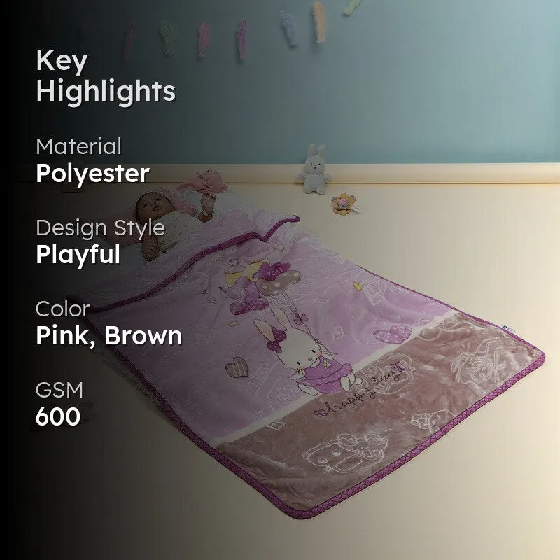 Monte Carlo Whimsical Dreams Blanket (Pink) - 600 GSM media 2