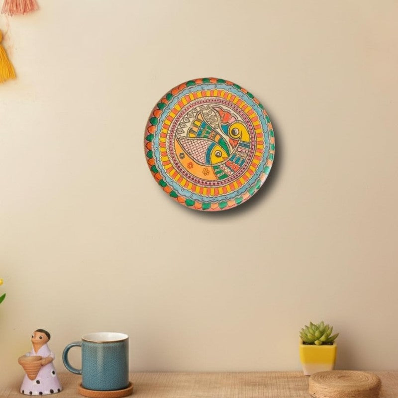 Madhubhani Garden Wall Plate - Set Of Five media 5