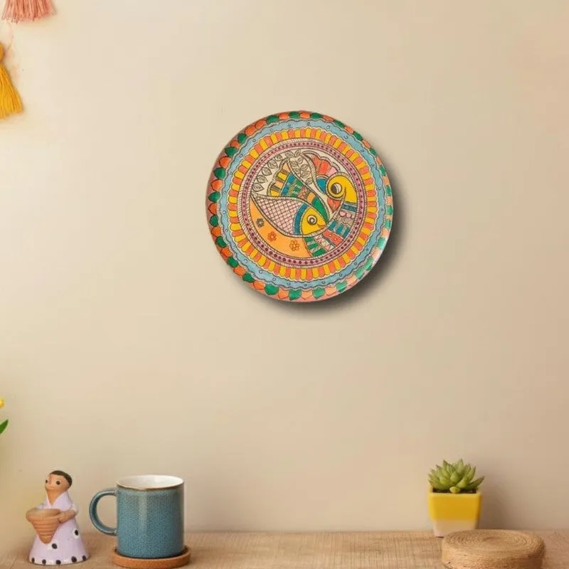 Madhubhani Garden Wall Plate - Set Of Five media 5