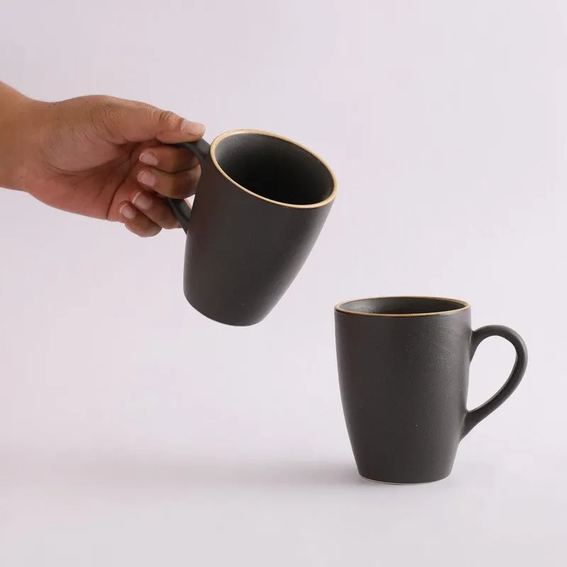 Matte Stoneware Coffee Mug (300 mL Each) - Set Of Two media 8