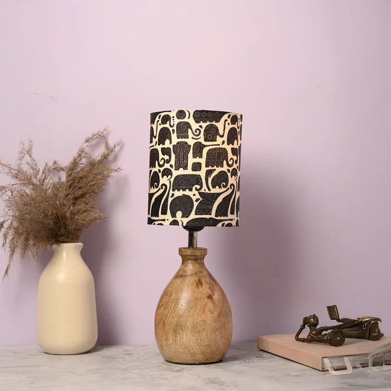 Elephanta Kumbha Fabric Table Lamp media 3