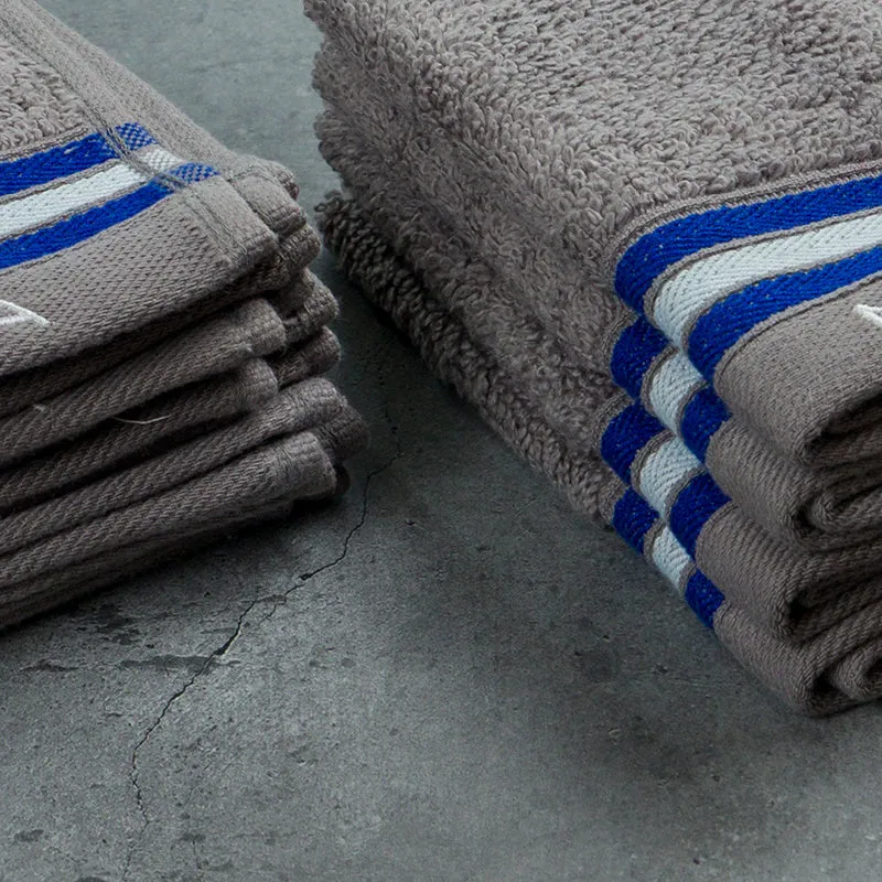 Nautica Dove Down Cotton Face Towel (Grey) - Set Of Eight media 5