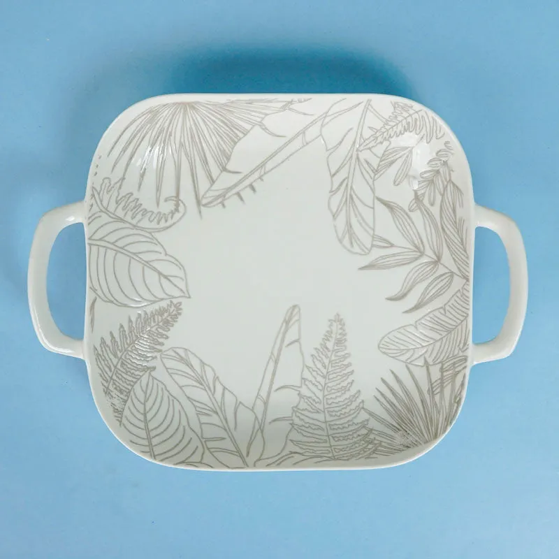 Celene Square Porcelain Platter - Set of Two media 7