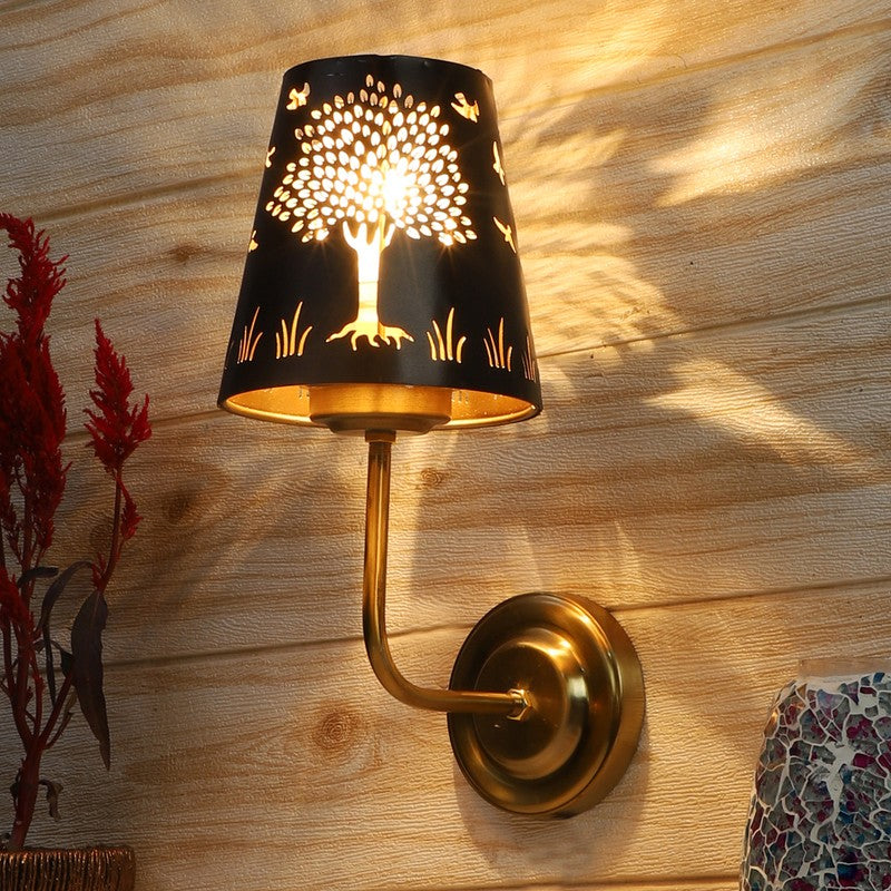 AuraCut Tree Metal Wall Lamp