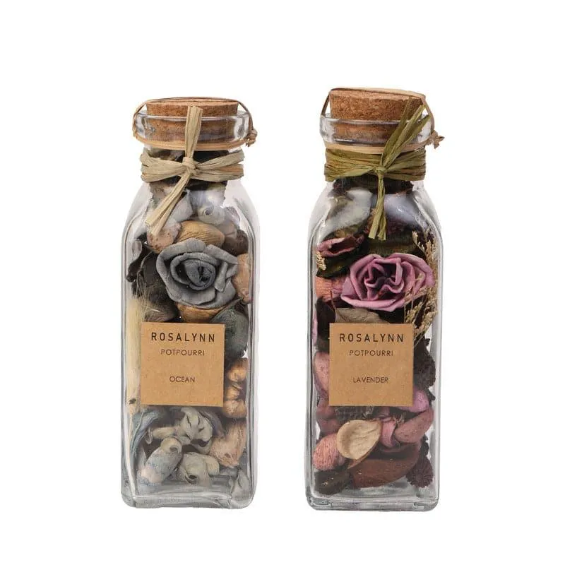 Merina Potpourri With Glass Jar - Set Of Two media 3