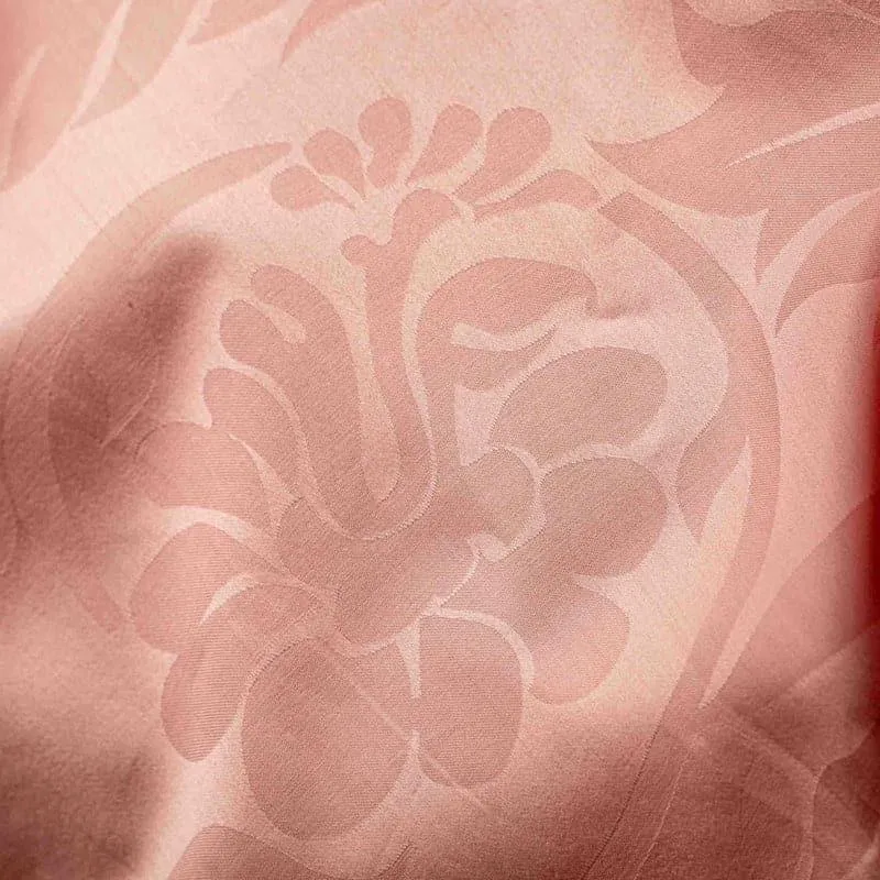Fruva Vine Floral Cotton Bedsheet (Pink) - 300 TC media 5
