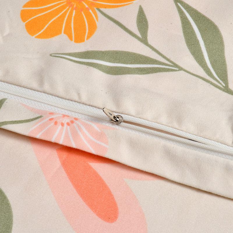 Funky Florals Cotton Duvet Cover - 210 TC media 4