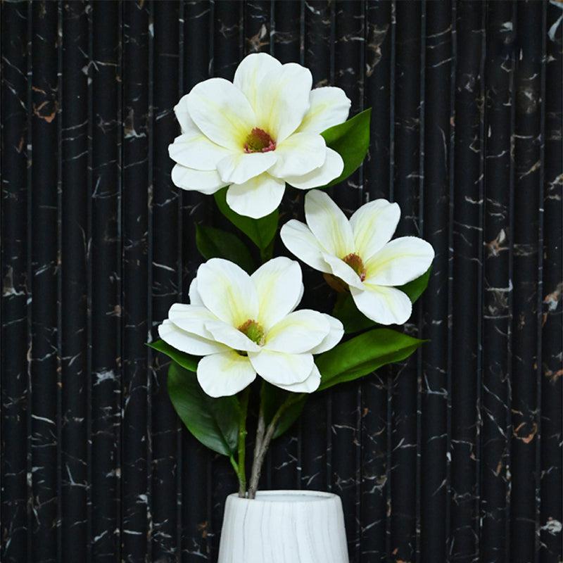 Artificial Magnolia Flower Stick media 5