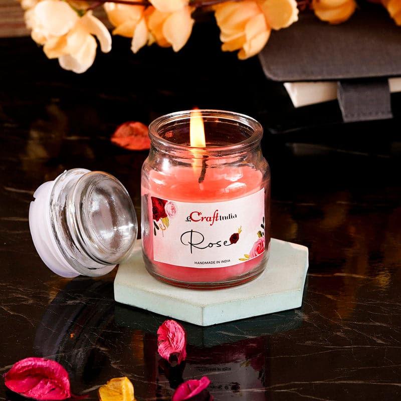 Nithya Rose Scented Jar Candle media 3
