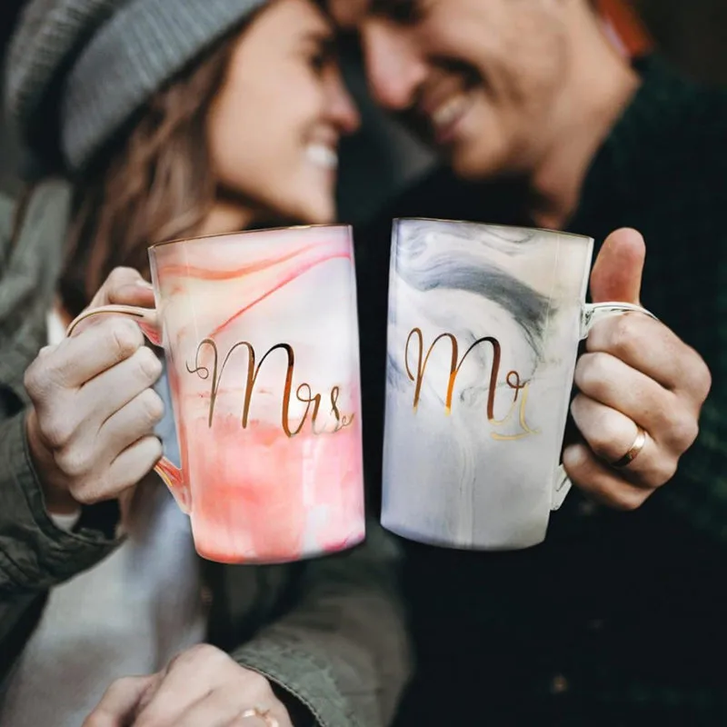 Mr & Mrs Glass Coffee Mug (380 mL Each) - Set Of Two media 4