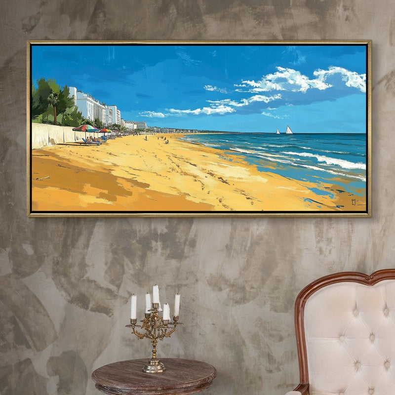 Halcyon Canvas Wall Painting With Frame