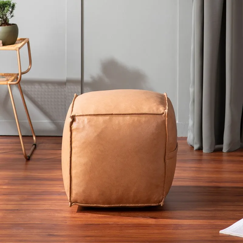Material Focus Pouffe (Brown) - Set Of Two media 3
