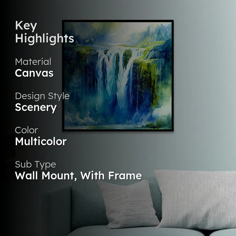 Mystic Falls Canvas Wall Art With Frame media 2