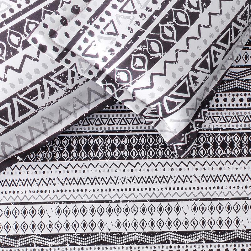 Aztec Plaza Printed Microfiber Bedsheet Old - 130 GSM media 4