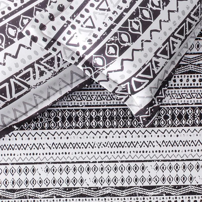 Aztec Plaza Printed Microfiber Bedsheet Old - 130 GSM media 4