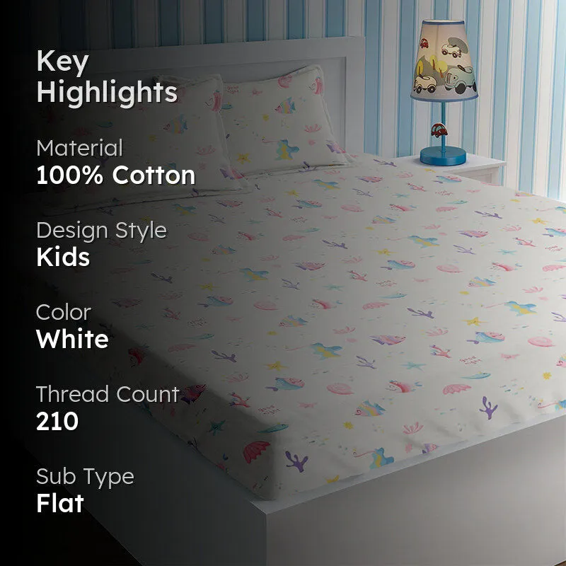 Teddi Kids Cotton Bedsheet - 210 TC media 2
