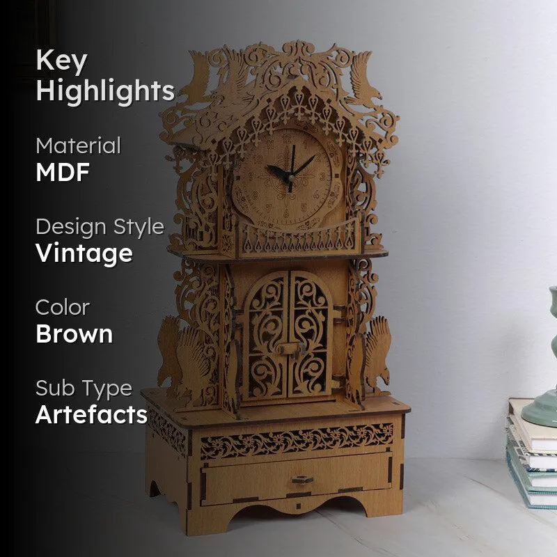 Vintage Ventora Clock - Brown media 2