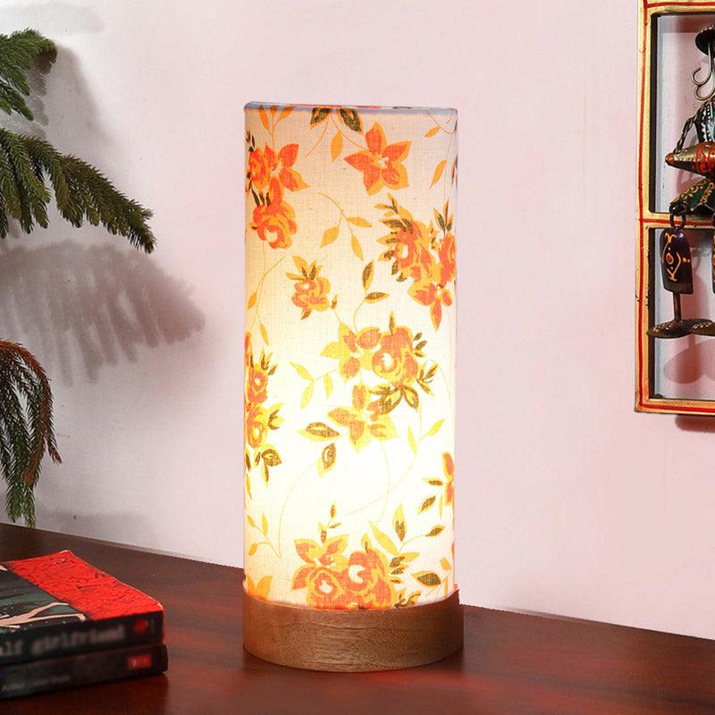 Ibis Nyra Tower Wooden Table Lamp - Multicolor