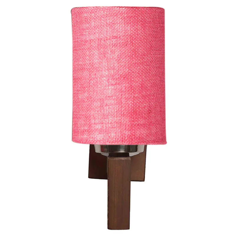Ruffo Cylindrical Wooden Wall Lamp media 6