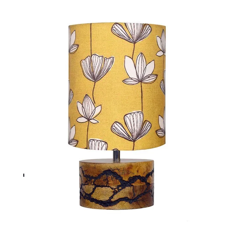 GlowEssence Scandinavian Desk Wooden Table Lamp - Multicolor media 3