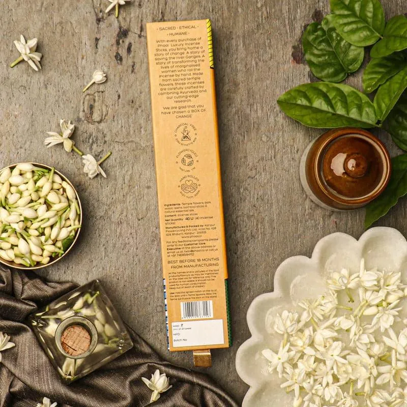 Phool Natural Incense Sticks (Jasmine) - Set Of Forty media 3