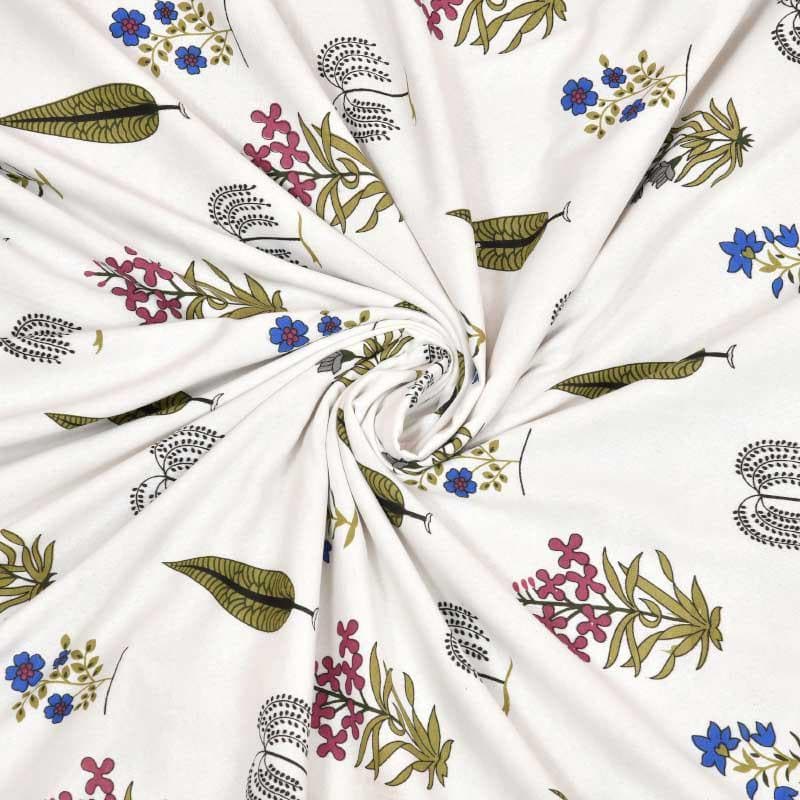 Devyanshi Floral Printed Green Cotton Dohar media 5