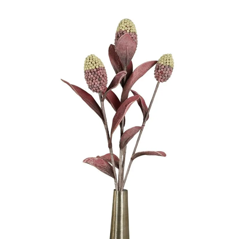 Decorative Artificial Corn Stalk Flower - Red media 3