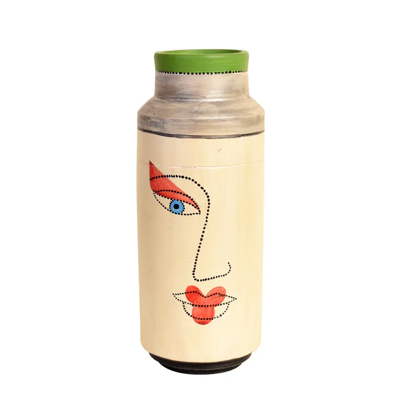 Painted Muse I Terracotta Vase media 4