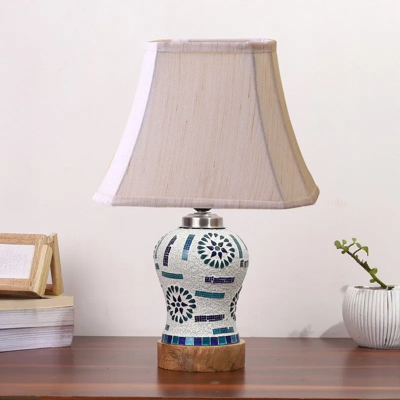 Sonara Square Wooden Table Lamp - Multicolor media 4