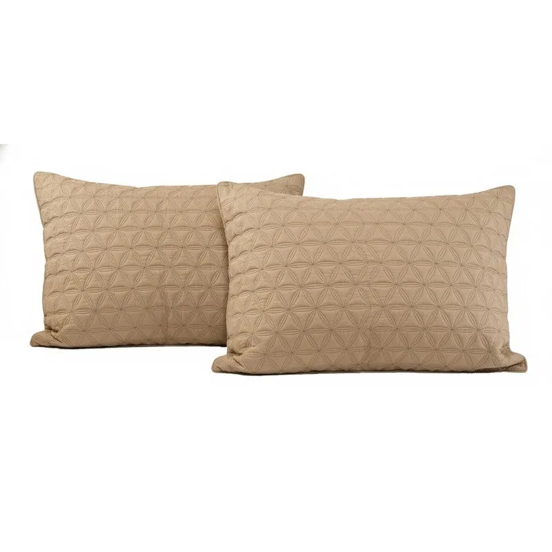 Circle Quilted Cotton Pillow - Set Of Two media 4