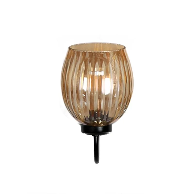 Warm Amber Glass Wall Lamp media 9