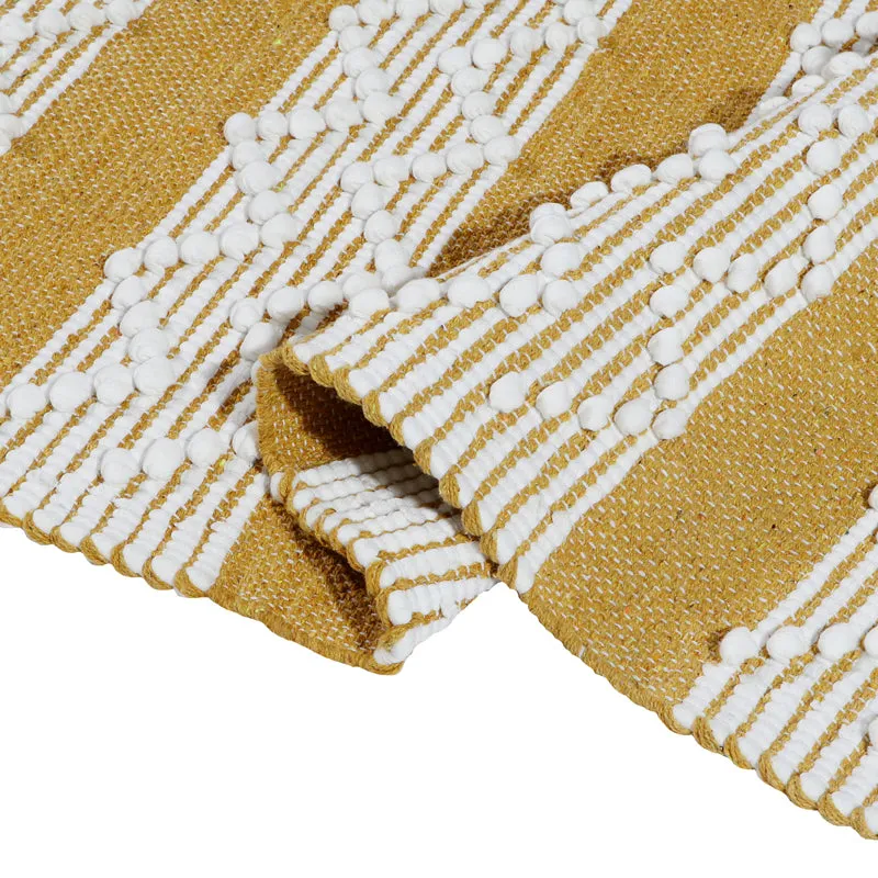 Weavax Cotton Runner Rug - Yellow media 4