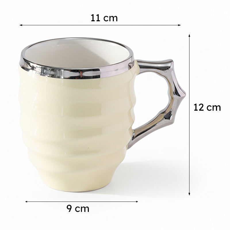 Raleigh Porcelain Coffee Mug (350 mL) - Beige media 6
