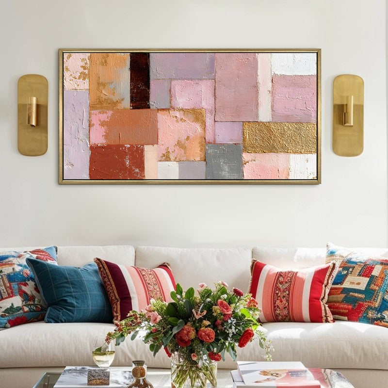 Abstract Echoes Canvas Wall Art