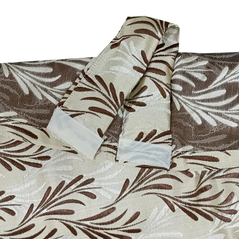 Vincent Floral Artificial Silk Curtain media 3