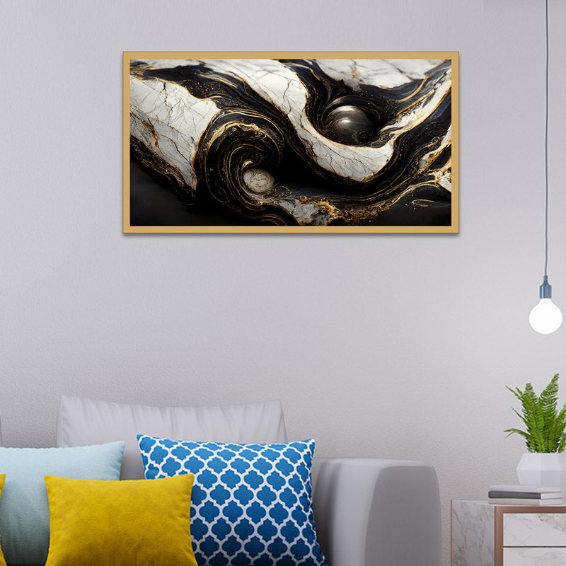Katana Abstract Canvas Wall Painting